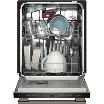 KitchenAid 24 Inch Built-In Dishwasher With Third Level Utensil Rack, 40+ Wash Jets, 41 dB And Bar Handle: Black Ore — thumbnail 31