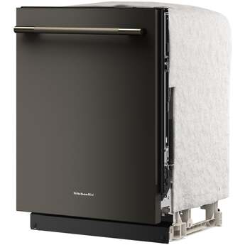 KitchenAid 24 Inch Built-In Dishwasher With Third Level Utensil Rack, 40+ Wash Jets, 41 dB And Bar Handle: Black Ore — thumbnail 43