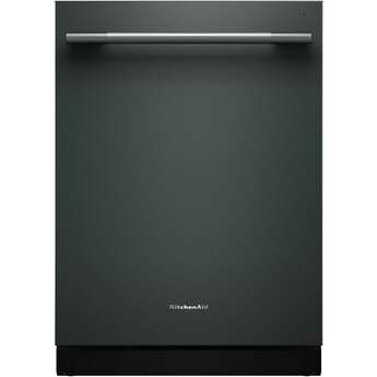 KitchenAid 24 Inch Built-In Dishwasher With Third Level Utensil Rack, 40+ Wash Jets, 41 dB And Bar Handle: Juniper