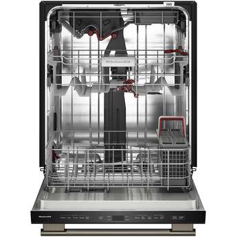 KitchenAid 24 Inch Built-In Dishwasher With Third Level Utensil Rack, 360 Degree Max Jets, ProDry And Bar Handle: Black Ore — thumbnail 25