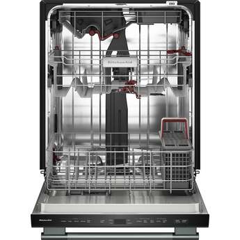 KitchenAid 24 Inch Built-In Dishwasher With Third Level Utensil Rack, 360 Degree Max Jets, ProDry And Bar Handle: Juniper — thumbnail 2