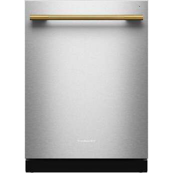 KitchenAid 24 Inch Built-In Dishwasher With Third Level Utensil Rack, 360 Degree Max Jets, ProDry And Bar Handle: Stainless Steel — thumbnail 24
