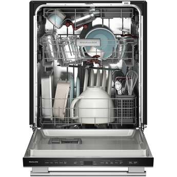 KitchenAid 24 Inch Built-In Dishwasher With Third Level Utensil Rack, 360 Degree Max Jets, ProDry And Bar Handle: Stainless Steel — thumbnail 44
