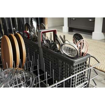 KitchenAid 24 Inch Built-In Dishwasher With Third Level Utensil Rack, 360 Degree Max Jets, Advanced ProDry, Ultra-Bright LED Lighting, 44 dB And Bar Handle: Black Ore — thumbnail 3