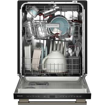 KitchenAid 24 Inch Built-In Dishwasher With Third Level Utensil Rack, 360 Degree Max Jets, Advanced ProDry, Ultra-Bright LED Lighting, 44 dB And Bar Handle: Black Ore — thumbnail 9