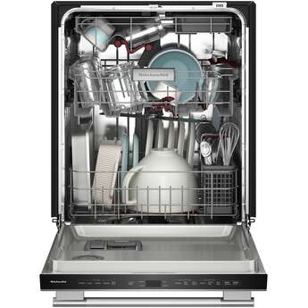 KitchenAid 24 Inch Built-In Dishwasher With Third Level Utensil Rack, 360 Degree Max Jets, Advanced ProDry, Ultra-Bright LED Lighting, 44 dB And Bar Handle: Stainless Steel — thumbnail 34
