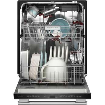 KitchenAid 24 Inch Built-In Dishwasher With Third Level Utensil Rack, 360 Degree Max Jets, Advanced ProDry, Ultra-Bright LED Lighting, 44 dB And Bar Handle: Stainless Steel — thumbnail 45