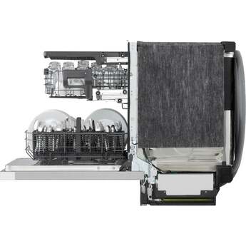 LG 24 Inch Flushfit Built-In Dishwasher With Top Controls, 2 Piece Pocket Handle, 46 Db, Smart Wi-Fi With Remote Start, Quadwash Pro,? Autovent Dry, Steamassist, Fixed 3rd Rack, Adjustable Middle Rack,? Floor Status Indicator Light, And Printproof?Finish: Stainless Steel — thumbnail 23