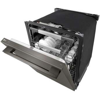 LG LDNTH753D 24 Inch Built-In Dishwasher PrintProof Black Stainless Steel — thumbnail 3