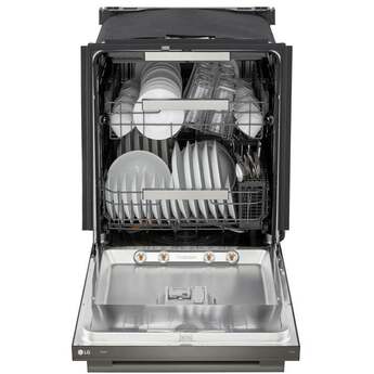 LG LDNTH753D 24 Inch Built-In Dishwasher PrintProof Black Stainless Steel — thumbnail 4