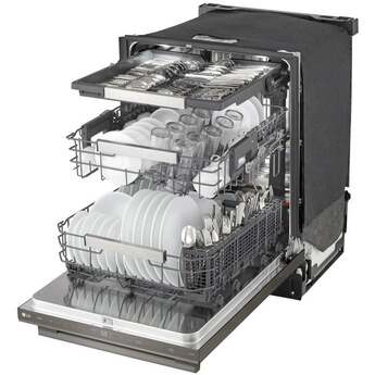 LG LDNTH753D 24 Inch Built-In Dishwasher PrintProof Black Stainless Steel — thumbnail 6