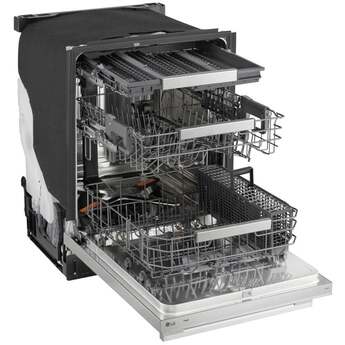 LG LDNTH862S 24 Inch Built-In Dishwasher Printproof Stainless Steel — thumbnail 10