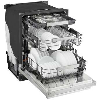LG LDNTH862S 24 Inch Built-In Dishwasher Printproof Stainless Steel — thumbnail 6