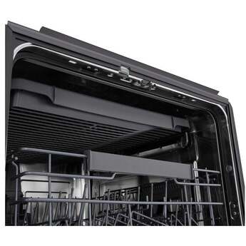 LG 24 Inch Built-In Dishwasher With Flushfit, 1Hr Cycle, Top Control, Towel Bar Handle, 46 Db, Smart Wi-Fi With Remote Start, Quadwash Pro, Dynamic Heat Dry With Autovent? Dry, Steam, Fixed 3rd Rack, Adjustable Middle Rack, Floor Status Indicator Light: Printproof Black Stainless Steel — thumbnail 18