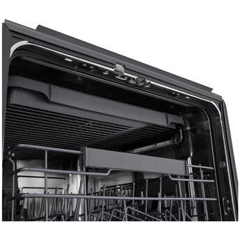LG 24 Inch Built-In Dishwasher With Flushfit, 1Hr Cycle, Top Control, Towel Bar Handle, 46 Db, Smart Wi-Fi With Remote Start, Quadwash Pro, Dynamic Heat Dry With Autovent? Dry, Steam, Fixed 3rd Rack, Adjustable Middle Rack, Floor Status Indicator Light: Printproof Black Stainless Steel — thumbnail 45