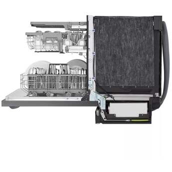 LG Top Control Wi-Fi Enabled Dishwasher with QuadWash Pro: Printproof Black Stainless Steel — thumbnail 11