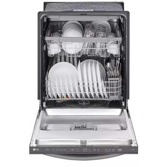 LG Top Control Wi-Fi Enabled Dishwasher with QuadWash Pro: Printproof Black Stainless Steel — thumbnail 14
