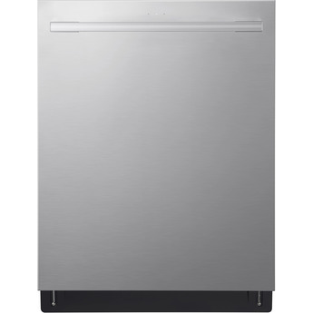 LG Top Control Smart Dishwasher with LG Designed Towel Bar, 1HR Cycle, 46 dB, Smart Wi-Fi, QuadWash Pro, Dynamic Heat Dry, 3rd Rack, Glide Rail, Wheel Bearing: Printproof Stainless Steel