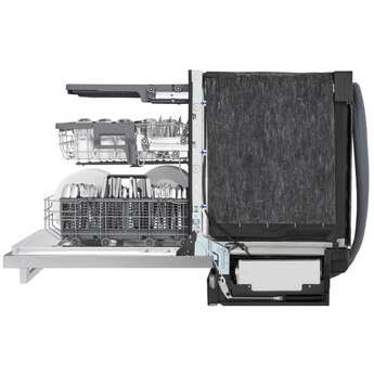 LG Top Control Smart Dishwasher with LG Designed Towel Bar, 1HR Cycle, 46 dB, Smart Wi-Fi, QuadWash Pro, Dynamic Heat Dry, 3rd Rack, Glide Rail, Wheel Bearing: Printproof Stainless Steel — thumbnail 22