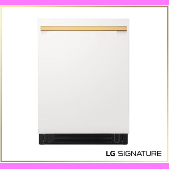 LG LG Signature Built-In 24 Inch Dishwasher With Back Panel Lighting, 38 Dba, Blast Zone, Adjustable 3rd Rack, And 1 Hour Wash And Dry: Essence White