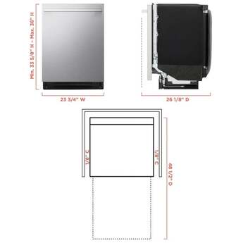 LG Studio SDNTHS72S 24 Inch Built-In Dishwasher — thumbnail 16