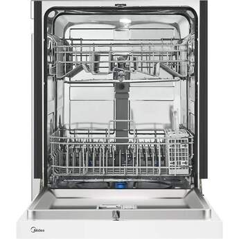52 dBA Front Control Dishwasher with Interior Light - White — thumbnail 2