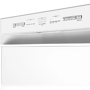 52 dBA Front Control Dishwasher with Interior Light - White — thumbnail 5