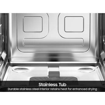 Samsung 24 Inch Built-In Dishwasher With 15 Place Settings, Automatic Door Release And Energy Star Certified: Stainless Steel — thumbnail 16