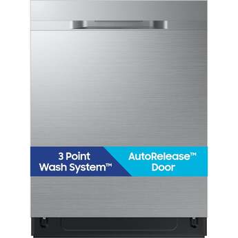 Samsung 24 Inch Built-In Dishwasher With 15 Place Settings, Automatic Door Release And Energy Star Certified: Stainless Steel — thumbnail 3