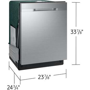 Samsung 24 Inch Built-In Dishwasher With 15 Place Settings, Automatic Door Release And Energy Star Certified: Stainless Steel — thumbnail 6