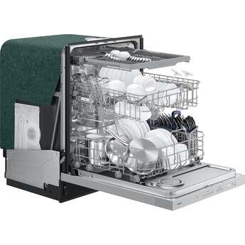 Samsung 24 Inch Built-In Dishwasher With 15 Place Settings, Automatic Door Release And Energy Star Certified: Stainless Steel — thumbnail 9