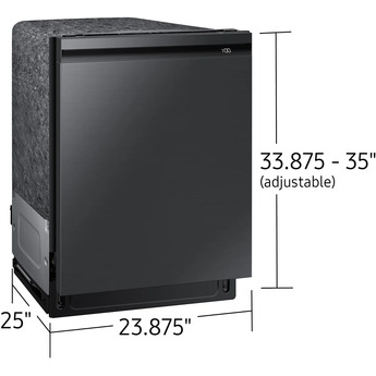 Samsung DW80B7070UG 24 Inch Black Stainless Steel Built-In Dishwasher — thumbnail 30