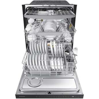 Samsung DW80B7070UG 24 Inch Black Stainless Steel Built-In Dishwasher — thumbnail 4