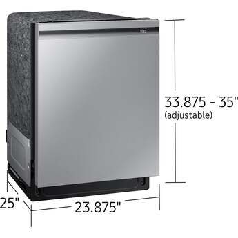 Samsung DW80B7070US 24 Inch Stainless Steel Built-In Dishwasher — thumbnail 2