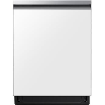 Samsung DW80CB545012  24 Inch White Glass Built-In Dishwasher