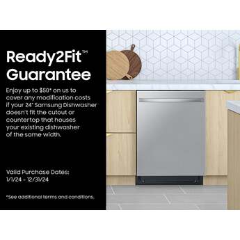 Samsung DW80CG5451SR 24 Inch Stainless Steel Built-In Dishwasher — thumbnail 3