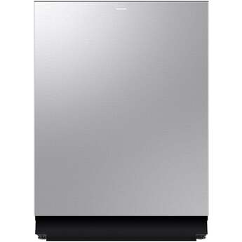 Samsung 24 Inch Fully Integrated Smart Dishwasher with 16 Place Settings Capacity, 38 dBA, 10 Wash Cycles, 7 Wash Options, StormWash+™, Express 60 Cycle, AutoRelease™ Door, Leak Sensor, Child Lock, and ENERGY STAR® Certified: Stainless Steel