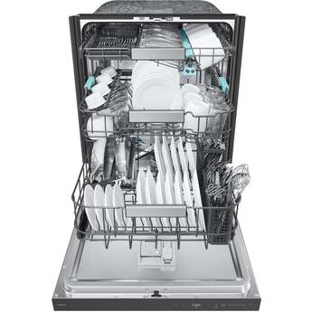 Samsung 24 Inch Fully Integrated Smart Dishwasher with 16 Place Settings Capacity, 38 dBA, 10 Wash Cycles, 7 Wash Options, StormWash+™, Express 60 Cycle, AutoRelease™ Door, Leak Sensor, Child Lock, and ENERGY STAR® Certified: Stainless Steel — thumbnail 3