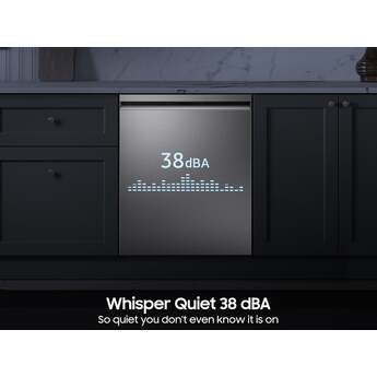 Samsung 24 Inch Fully Integrated Smart Dishwasher with 16 Place Settings Capacity, 38 dBA, 10 Wash Cycles, 7 Wash Options, StormWash+™, Express 60 Cycle, AutoRelease™ Door, Leak Sensor, Child Lock, and ENERGY STAR® Certified: Stainless Steel — thumbnail 4