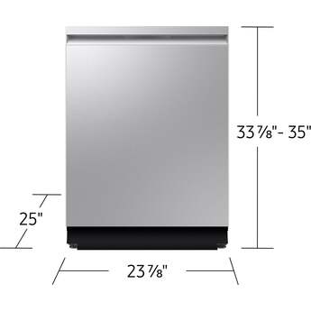 Samsung 24 Inch Fully Integrated Smart Dishwasher with 16 Place Settings Capacity, 38 dBA, 10 Wash Cycles, 7 Wash Options, StormWash+™, Express 60 Cycle, AutoRelease™ Door, Leak Sensor, Child Lock, and ENERGY STAR® Certified: Stainless Steel — thumbnail 5