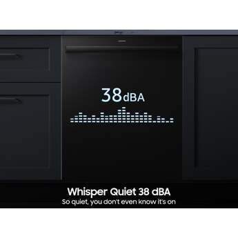 Samsung 24 Inch Built-In Dishwasher: Matte Black Steel — thumbnail 11