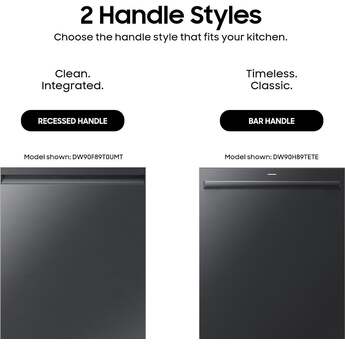 Samsung 24 Inch Built-In Dishwasher: Matte Black Steel — thumbnail 9