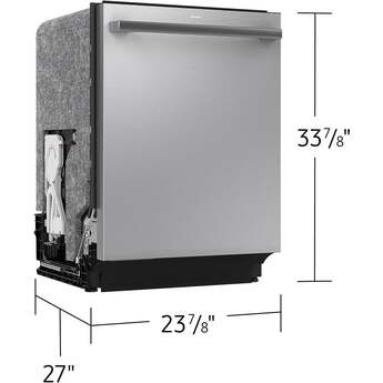 Samsung 24 Inch Built-In Dishwasher: Stainless Steel — thumbnail 4