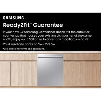 Samsung 24 Inch Built-In Dishwasher: Stainless Steel — thumbnail 7