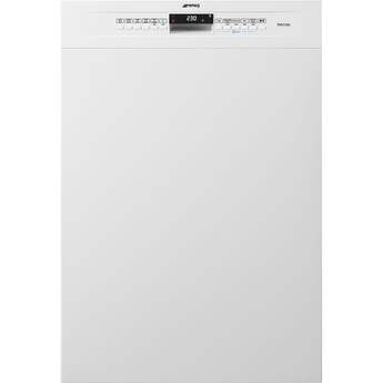 Smeg LSPU8643WH 24 Inch White Built-In Full Console Dishwasher