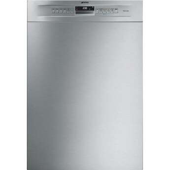 Smeg LSPU8643X 24 Inch Built-In Full Console Dishwasher