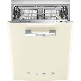 Smeg STU2FABCR2 50s Retro Style Series 24 Inch Cream Built-In Fully Integrated Dishwasher