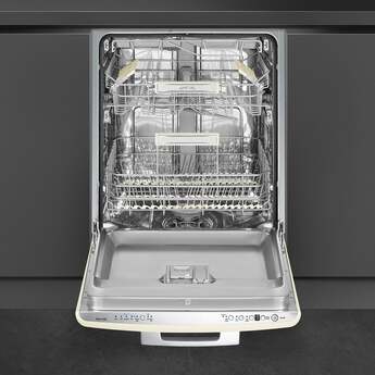 Smeg STU2FABCR2 50s Retro Style Series 24 Inch Cream Built-In Fully Integrated Dishwasher — thumbnail 12