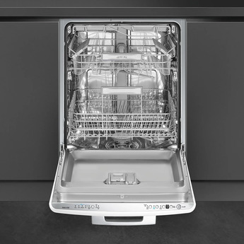 Smeg STU2FABWH2 50s Retro Style Series 24 Inch Built-In Fully Integrated Dishwasher — thumbnail 8