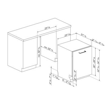Smeg 24 Inch Built-In Fully Integrated Dishwasher — thumbnail 3